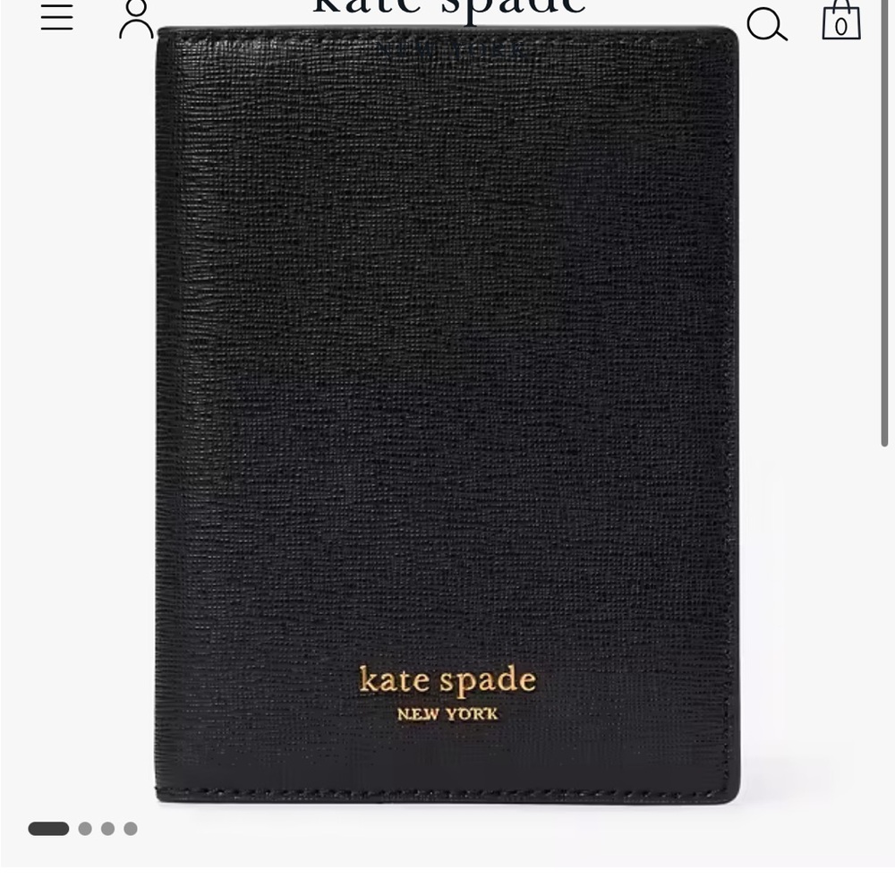 Kate Spade Morgan Passport Holder in Black